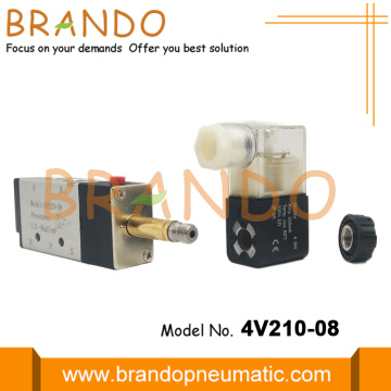 4V210-08 1/4 &#39;&#39; 5/2 Way Pneumatic Solenoïde