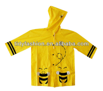 PVC Cute Waterproof Children Raincoats