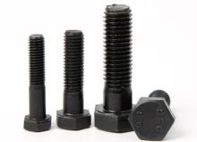 BLACK ZINC PLATED HEX BOLTS