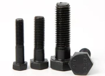 BLACK ZINC PLATED HEX BOLTS