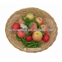cheap wicker fruit basket / wicker bread basket (factory supplier)