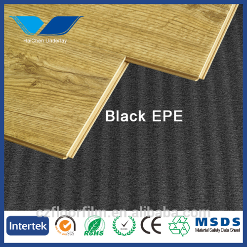 Black EPE carpet rubber underlay for laminate flooring