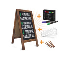 Rustic Outdoor A-Frame Standing ChalkBoard Sign