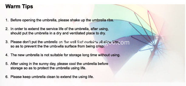 Warm tips for umbrella-5