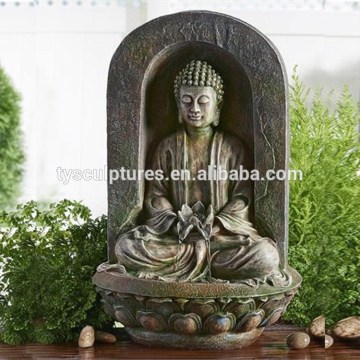 Wholesale stone buddha statue water fountain indoor or outside fountains
