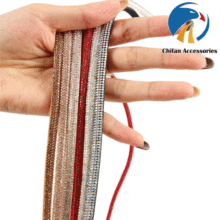 Sparkling Rhinestone Shoelace Decor