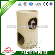 Deluxe cat scratching tree & happy pet cat tree with three cave