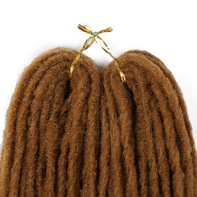 Aisi Hair 1B 27# 30# 20 Inch Dreadlocks Crochet Braids Soft Goddess Faux Locs Crochet Hair Synthetic Braiding Hair