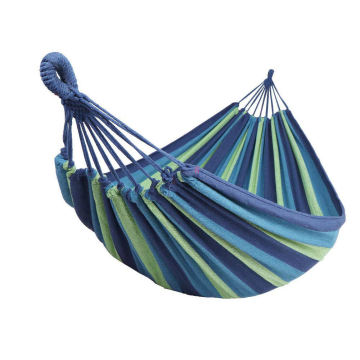 Anti-Rollover Outdoor Camping Hammock: Single & Double Foldable Canvas Hammock