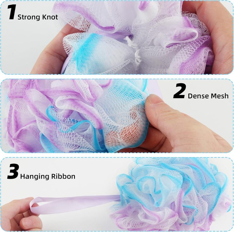 Exfoliating Body Scrub Loofah Set
