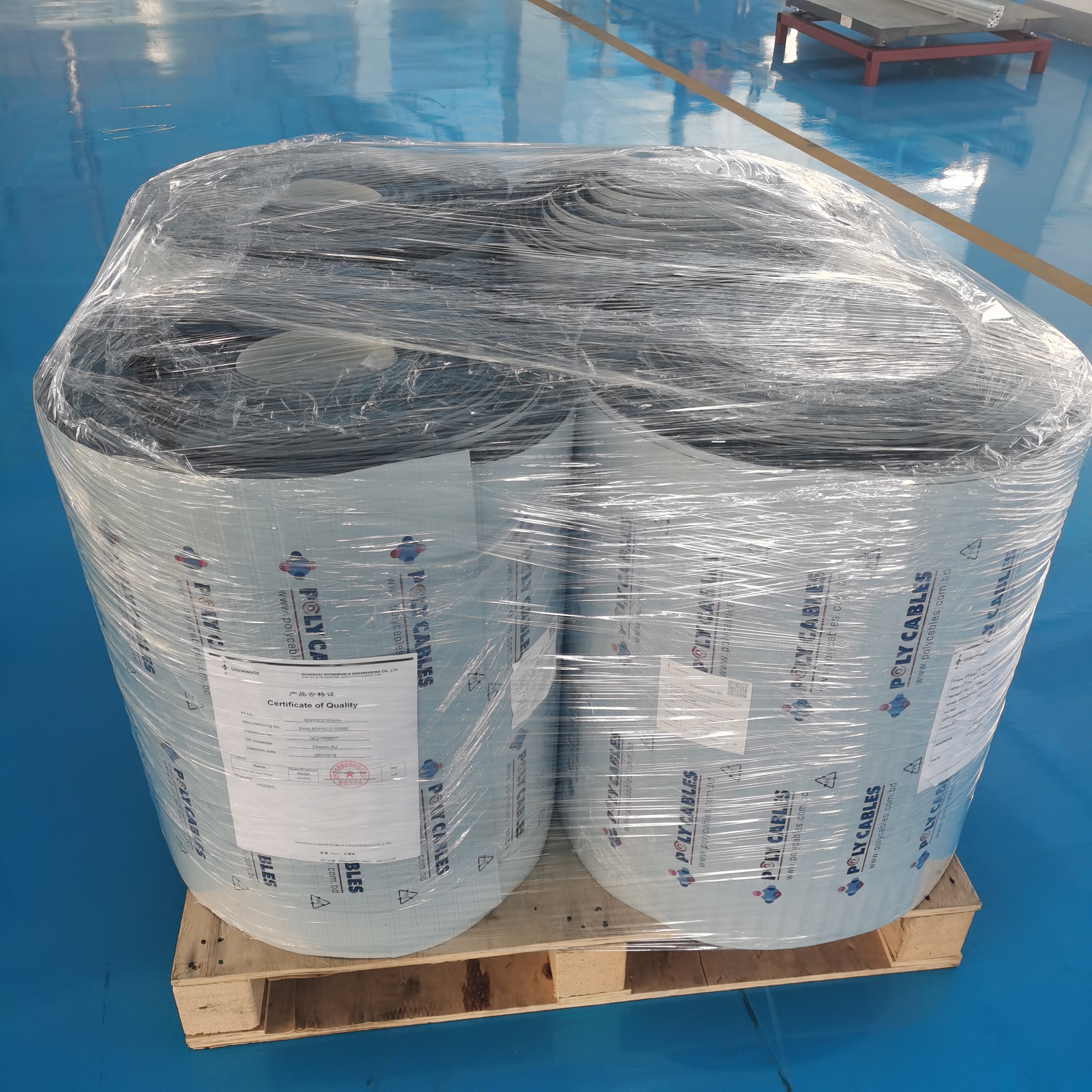 PE Lagging PE Sheet Cable Drum Packing Protection pe cover