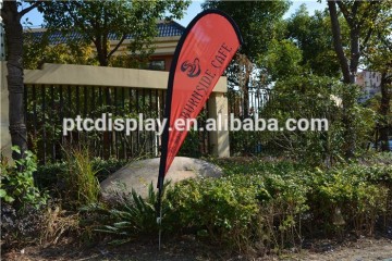 outdoor custom banner rectangular beach flag