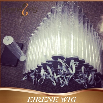 clear plastic packaging tubes for hair extension