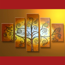 Paintings of Abstract Trees by Handmade