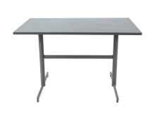 117*70cm Metal Rectangle Folding Table