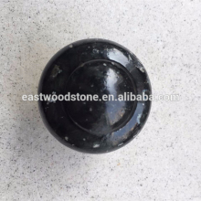 irregular shape stone knobs,black cabine knobs