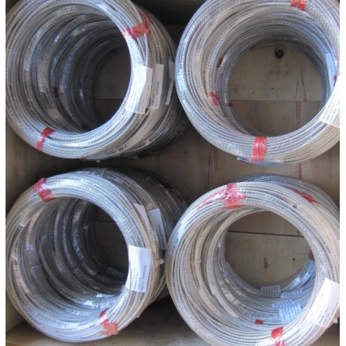 1X19 stainless steel wire rope 3/32in 316