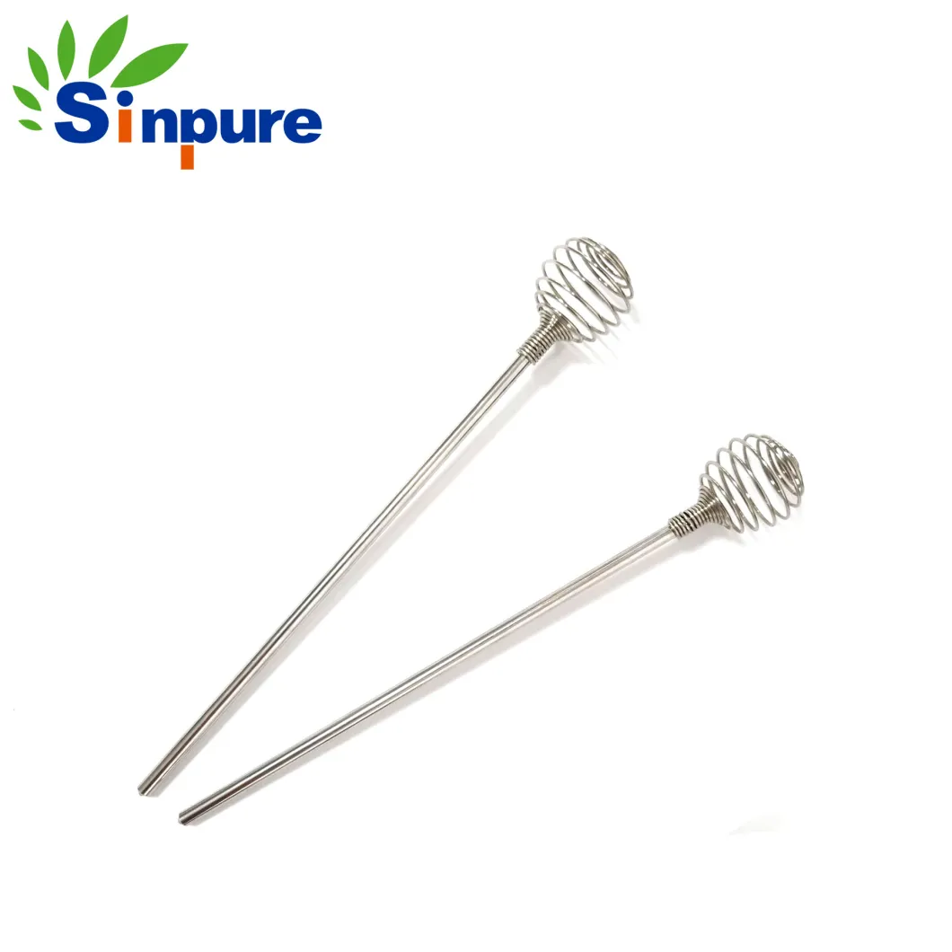 Customized Home Supplies Stainless Steel Honey Stirring Rod Mini Egg Beater