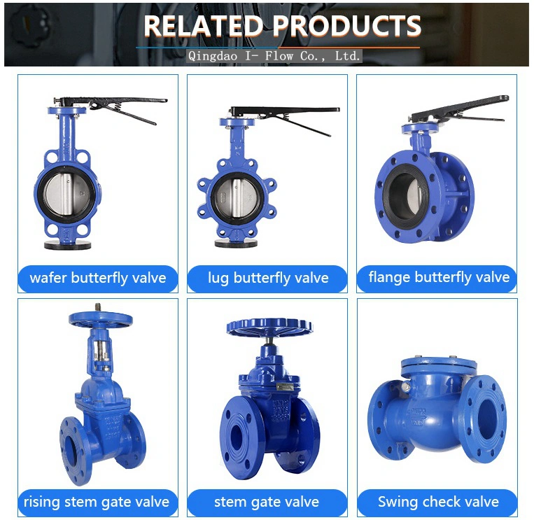 Pn16 Double-Disc Butterfly Type Wafer Check Valve