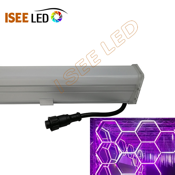 Façana mediàtica led dmx tub digital per a la construcció