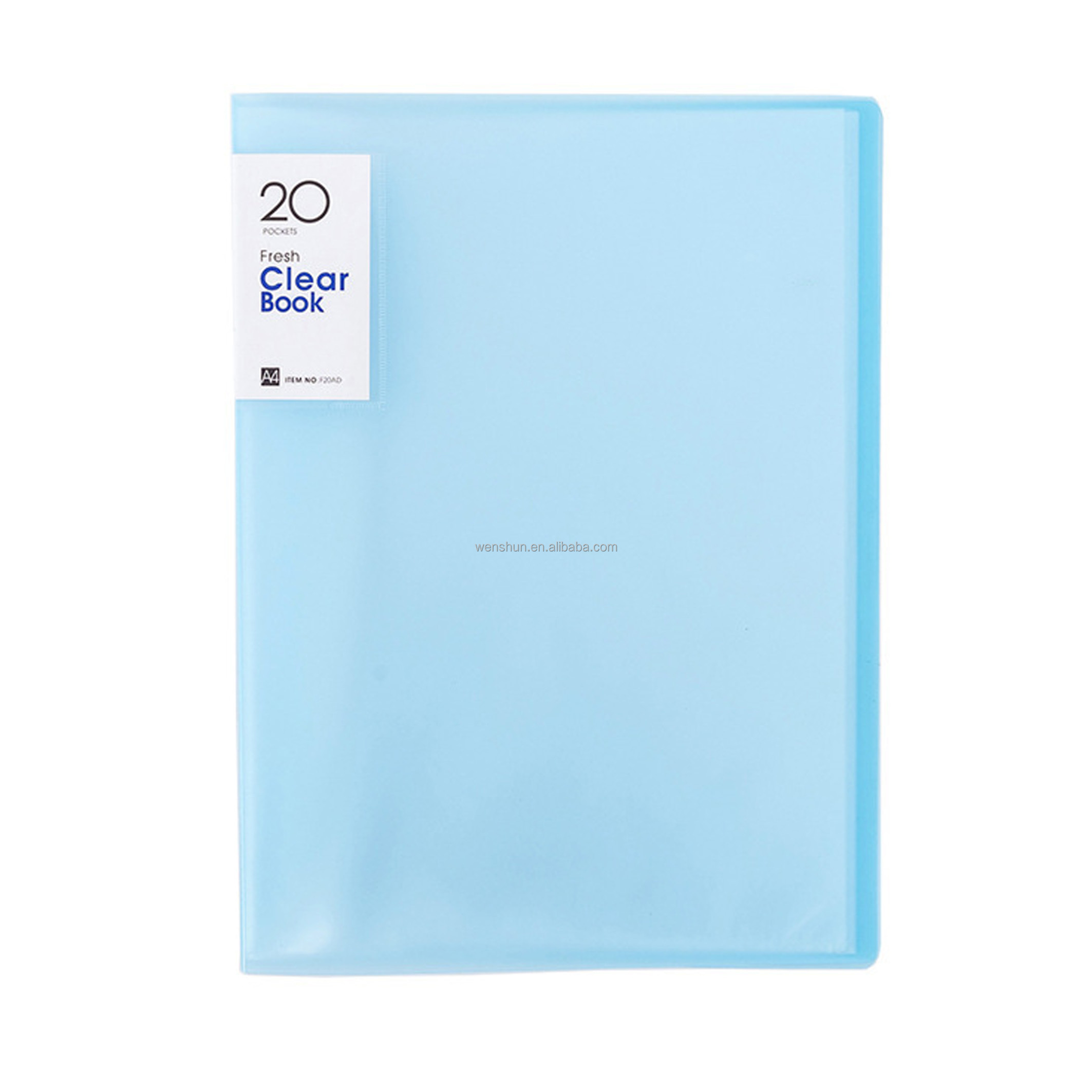 Presentation 20-60 Pockets A4 Display Clear Book File Folder Document Holder Document Folder Plastic Pockets File Folder
