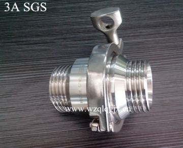 Sanitary Stainless Steel Check Valve Male Threaded