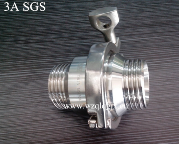 Stainless Steel Sanitary Male Threaded Check Valve