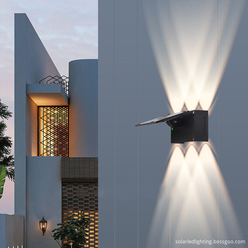 Courtyard LED wall sconce