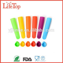 Silicone Ice Pop Maker Molds Popsicle Molds, Set of 6