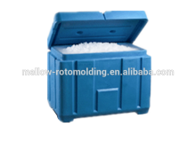 High impact rotomolding dry ice cooler box container