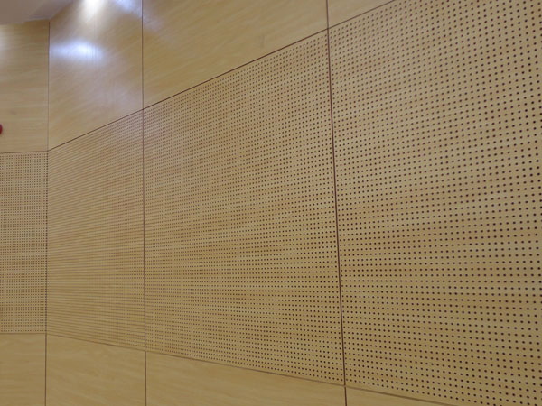 Sound Absorbing Micro Perforated Wood Wall Acoustic Panel
