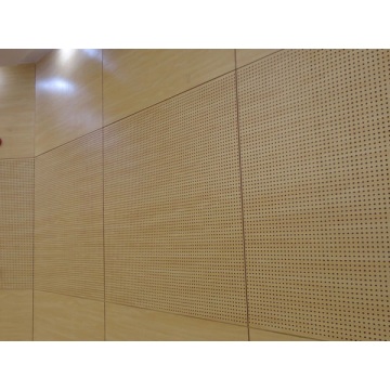 Sound Absorbing Micro Perforated Wood Wall Acoustic Panel