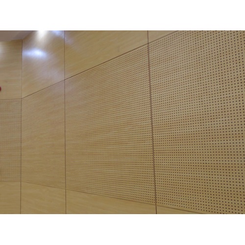 Sound Absorbing Micro Perforated Wood Wall Acoustic Panel