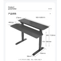 Zit stand op maat zwart variabele hoogte bureau