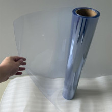 Transparent PVC sheet for folding box packaging