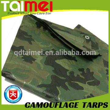 PE Army Camo Tarpaulin for Camping Tent