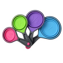 Collapsible Silicone Measuring Spoon Measuring Cup