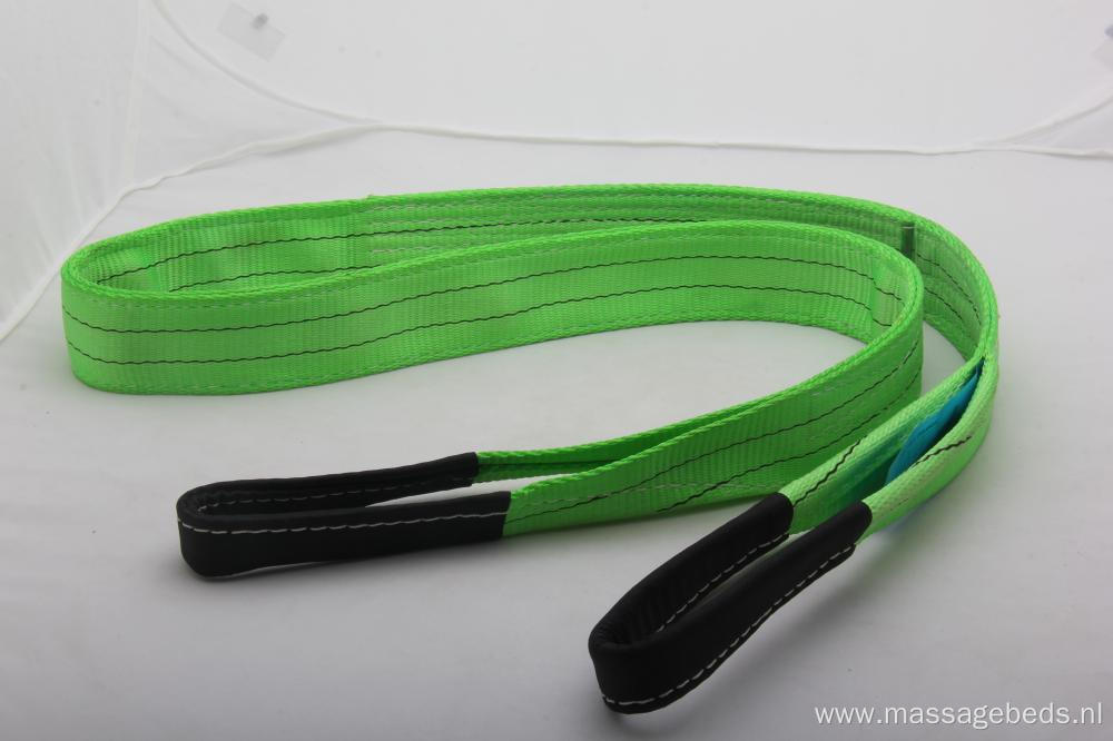 2T Green Polyester Lifting Webbing Sling with CE Certificate