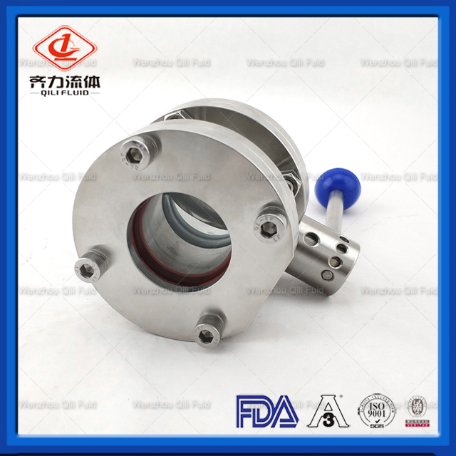 Sanitary Stainless Steel Butterfly Valve 163