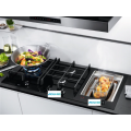 Gas Cooktop Black 2 Ring Hob