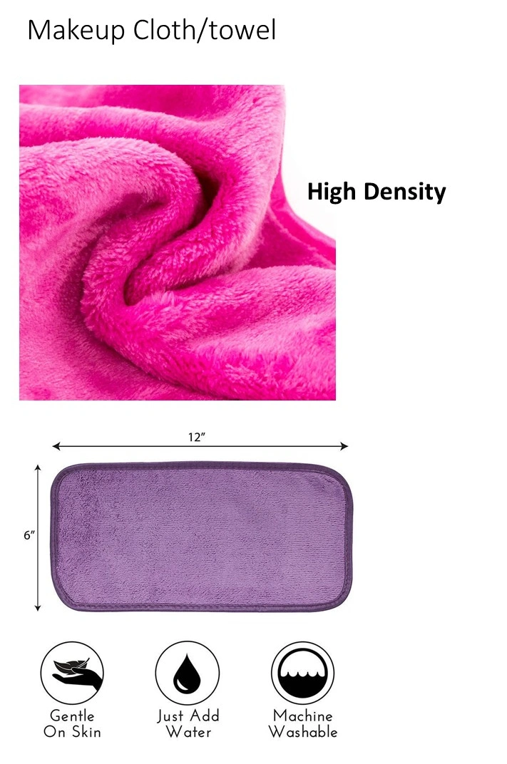 Microfiber Makeup Face Towel Easy Cleaning and Ultra Soft