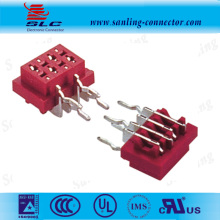 1.27mm dual row female micro match idc connectors