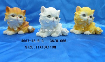 polyresin cat figurine