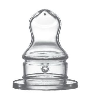 Emulational Thumb Shaped Silicone Nipple Breath Freely