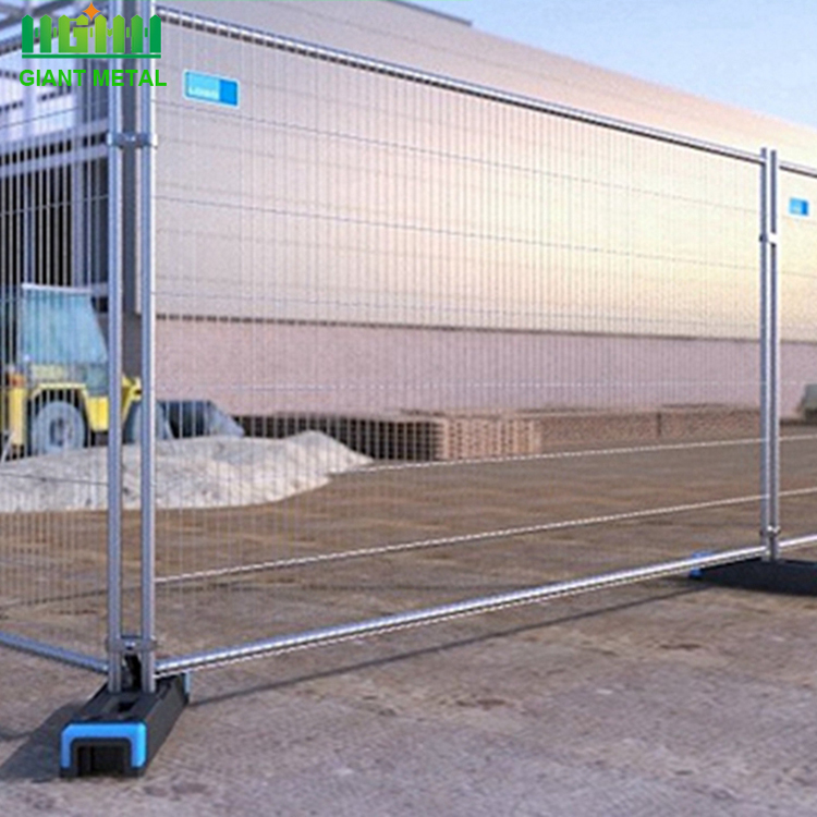 AS 4687 standard 2.4x2.1m size temporary fence