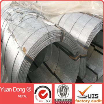 High carbon steel wire rop / 10mm steel strand wire