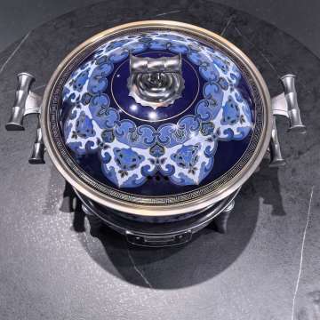 Titanium Cloisonné Electric Hot Pot