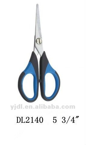 5 3/4" safe rubber handle kids craft scissors