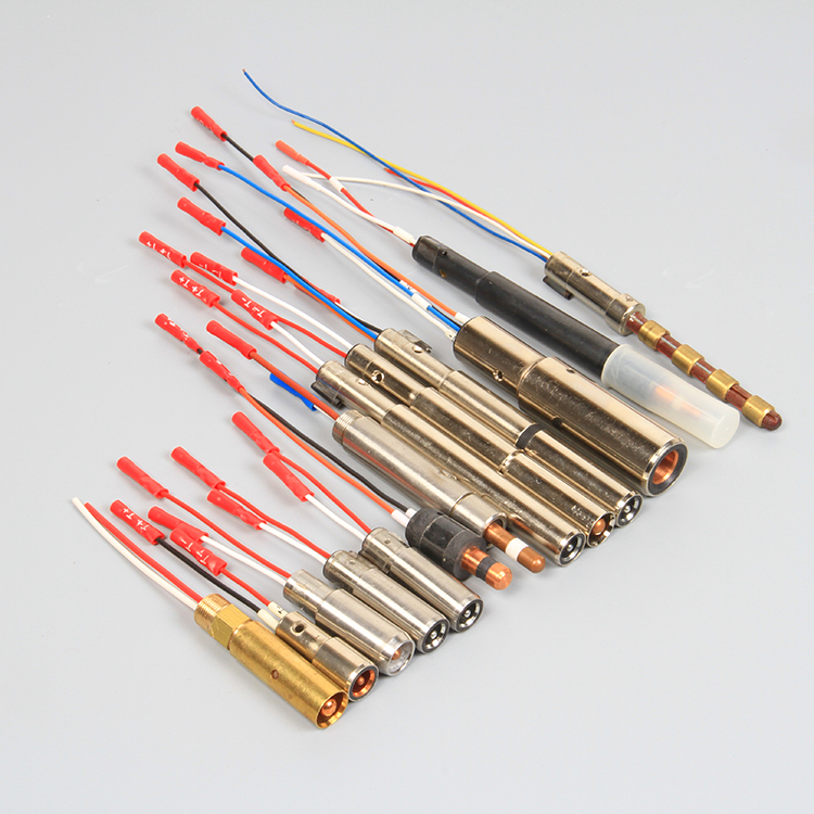 Type K dia 3mm Simplex SS316 600mm Length Thermocouple with ceramic female connector