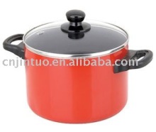 Aluminum Saucepot with Glass Lid
